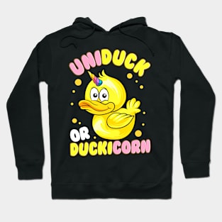 Funny Unicorn Lover and Duck Lover Cute Duckicorn Hoodie